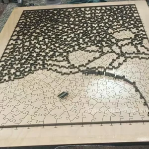 Jigsaw puzzle dies A4 size random