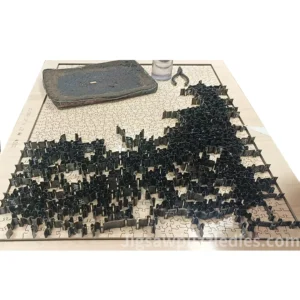 Custom jigsaw puzzle dies round 300 pcs random 300mm 11