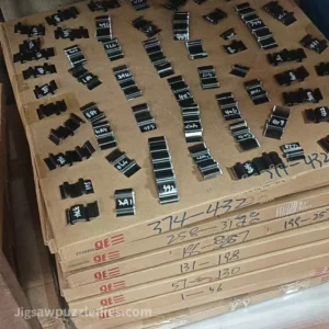 Jigsaw cutting dies small random 150 pcs 200x150mm 6x78in